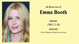 Emma Booth Movies list Emma Booth| Filmography of Emma Booth