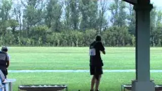 Josh Collard after men's trap competition.wmv