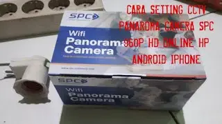 CARA SETTING CCTV CAMERA BOLAM LAMPU SPC PANAROMA ONLINE ANDROID IPHONE DENGAN APPLIKASI ICSEE bisa