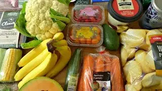 Grocery Haul - Coles Supermarket Australia & Food To Get Rid Of A Cold!