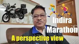 Indira marathon- A close feeling with bike BMW F900 GS Adventure