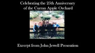 Excerpts from John Jewell's presentation