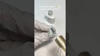 The perfect glitter ✨ for spring and summer! BORN PRETTY gel polish in CG106! My first PR package❤️!