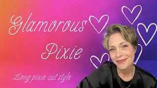 Long Pixie Cut Style - glamorous and voluminous 💜