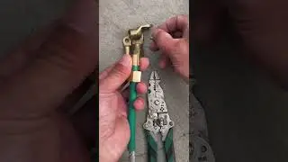 Wire To Wire Joint Using Clamp Method #ideas #shorts #wire #clamp