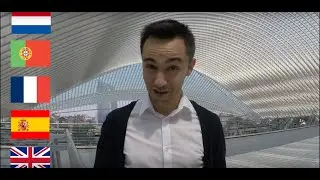 A polyglot's introduction  - Dutch, Portuguese, French, Spanish and English (with subtitles)