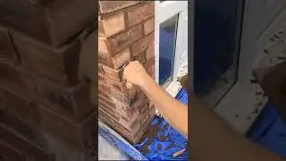 spot of tuck pointing #builder #pointing #fresh #lookinggood #happycustomer #topreviews #goodwork