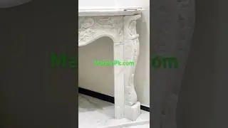 Marble Fireplace #construction #fireplacedesign #fireplaceideas #marblefireplace