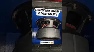 Begini gerakan daun speaker di dalam bok mcv. #begini #speakerbalap #speaker #wow #barutahu #horeg