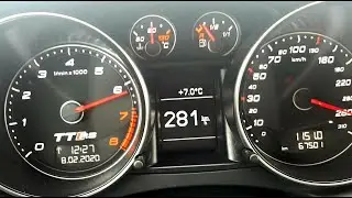 Audi TTRS plus Roadster (8J) MT6 0-281 kph