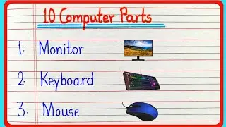 10 computer parts name in english || computer parts name ||  computer parts ke naam