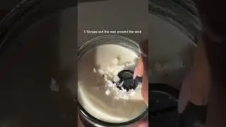 Here&rsquo;s an easy fix for a buried candle wick! #candlebusiness #candlemaking #candles #candlemaker