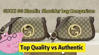 Gucci GG Canvas Blondie Shoulder Bag Comparison By Steven
