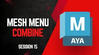 How to Use the Combine Option in Maya | Mesh Menu Tutoria | Hindi | #15