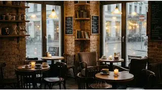 Evening Coffee Shop Jazz ☕🎷 | Soft Piano & Sax for Cozy Nights