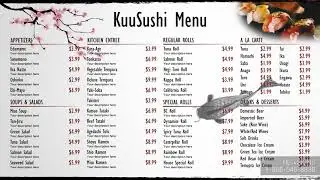 Sushi Delight - Digital Menu Board Design - Restaurant - NexSigns