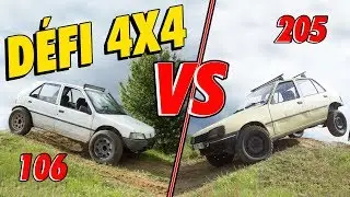 D&Eacute;FI TOUT-TERRAIN : 106 VS 205 (ft. Baptiste Pitois & Maxime Roucheau)