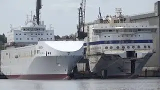 HONFLEUR und LEEVSTEN bei FSG Flensburg - Bauzustand Mai 2019