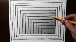 Very Easy 3D Optical Illusion for Beginners