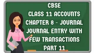 cbse class 11 accountancy chapter 8 journal in tamil / savvy learner channel