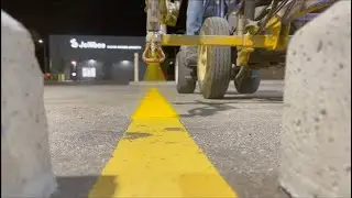 Striping Lines - Curb View