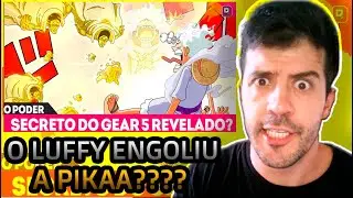 REACT REVELADO O PODER DO GEAR 5 NA LUZ-A LUTA MAIS INSANA DE ONE PIECE LUFFY VS KIZARU - OP 1093