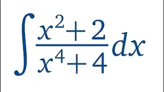 Найдите интеграл ∫(x²+2)/(x⁴+4)dx ★ Интегрирование рациональных дробей