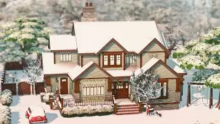candlewick home 🎄✨ | the sims 4: speed build | ASMR + ambience sounds