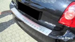 AUTO-TUNING - Накладка с загибом на задний бампер для Toyota Auris I (5D) 2007-2012