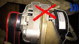 The generator is jammed and won't let the engine start. The starter clicks, but doesn't turn.