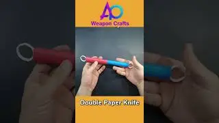 How to make Doubمe Paper Knife | Making a Double side Paper Knife | Origami Sword | Paper Sword