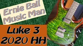 Music Man Luke 3, 2020 Luscious Green Quick Unboxing &  Review