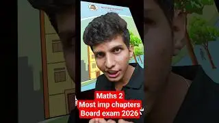 Maths 2 MOST IMPORTANT CHAPTERS🔥 Maths 2 chapter wise weightage 2026 class 10 ssc #class10 #ssc