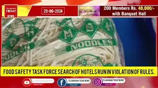 Food Safety Task Force search of hotels run in violation of rules.