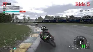 RIDE 5-PS5-Virginia International Raceway Race #2-JT In The Rain On A 1996 KawasakiZX-7RR