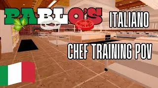 Roblox Pablo's Italiano Restaurant – Chef Training