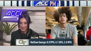 GT Basketball - Naithan George joins ACC PM on ACC Network, January 18, 2024