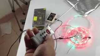 WS2801 LED strip light pixel 2801 32LEDs 32IC DC5V 5M roll white pcb with easy pixel control