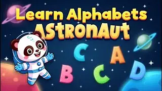 🌟 Galactic ABC Adventure | Learn Letters with Panda Astronaut
