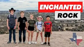 Climbing Enchanted Rock & Exploring  a Cave! #enchantedrock #spelunking #cave