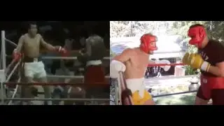 Logan Paul try's to copy Ali dodging punches