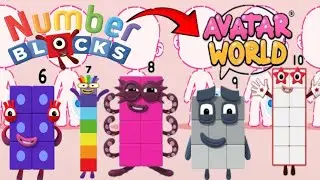 NEW ✅ HOW TO MAKE NUMBER BLOCKS 6,7,8,9,10 CHARACTERS IN PAZU AVATAR WORLD #numberblocks 