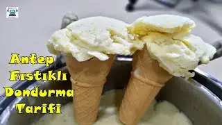 ANTEP FISTIKLI DONDURMA NASIL YAPILIR, Evde Antep Fıstıklı Dondurma Tarifi %100 gerçek fıstıklı