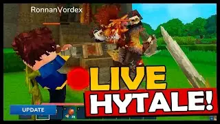 LIVE JOGANDO HYTALE! EM BUSCA DOS DESAFIOS!