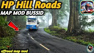 DOWNLOAD! 🔥 New HP Snowy Hill Road Map Mod For Bus Simulator Indonesia।Bussid Mod Map 4.3.3
