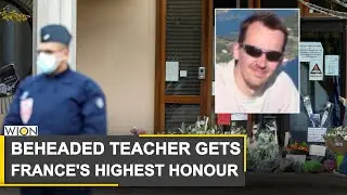 France: Beheaded teacher posthumously gets highest honour of the country | Samuel Patty | World News