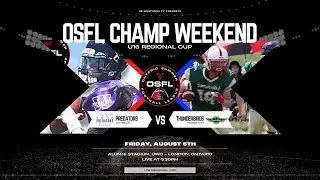 OSFL Champ Weekend - U16 - Waterloo Predators @ Forest City Thunderbirds [5 30pm] RE-UPLOAD
