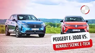 Peugeot e-3008 vs. Renault Scenic E-Tech: Dojezd a výkon nabíjení? Nás zajímalo něco úplně jiného!