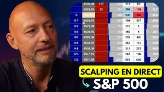Scalping au carnet d'ordres - 1 heure de trading live avec Nicolas Schneller sur le SP500