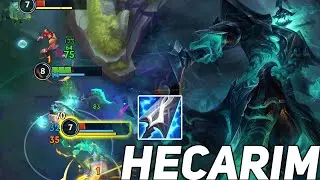 гекарим вайлд рифт геймплей (ни разу не сломан) | hecarim wild rift gameplay